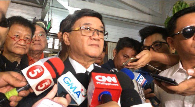 ULTIMATELY AQUINO'S FAULT. Justice Secretary Vitaliano Aguirre II says former President Benigno Aquino III should have made sure that his orders to coordinate with the AFP were followed. Photo by Lian Buan/Rappler  