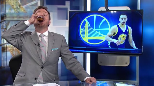 WATCH: Sportscaster drinks on air, tells kids to forget their dreams after team loses