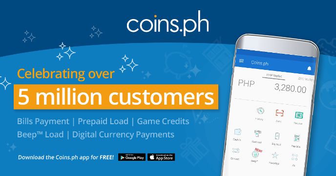 Coins.ph gets 5 million customers in 4 years