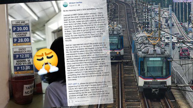 MRT3 clarifies viral post: Overtime fee charged only after 2 hours
