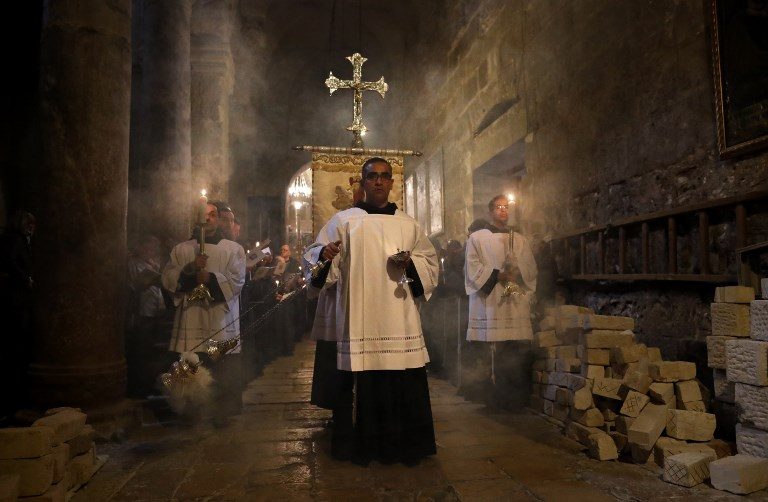 Franciscan friars, guardians of Jerusalem’s Holy Sepulchre