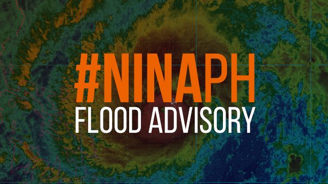 NDRRMC issues flood advisories due to Typhoon Nina