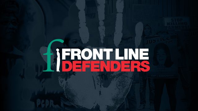 Nominations now open for 2018 Front Line Defenders Award