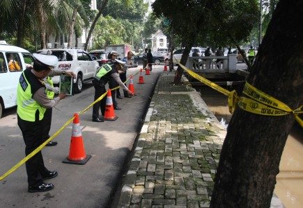 Polri: Kecepatan kendaraan Setya Novanto saat kecelakaan 40 km/jam