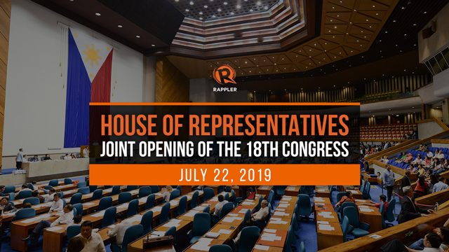 LIVE UPDATES: Opening of the House of Representatives