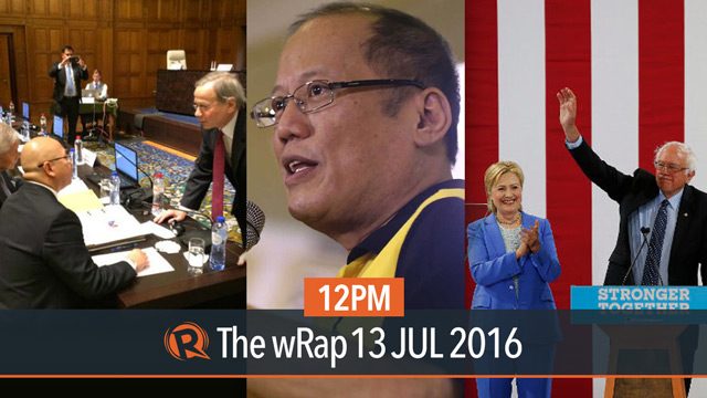 PH-China ruling, Aquino reaction, Sanders endorses Clinton| 12PM wRap