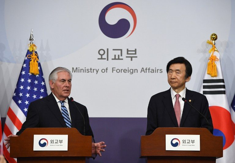 Military action against North Korea an ‘option’ – Tillerson