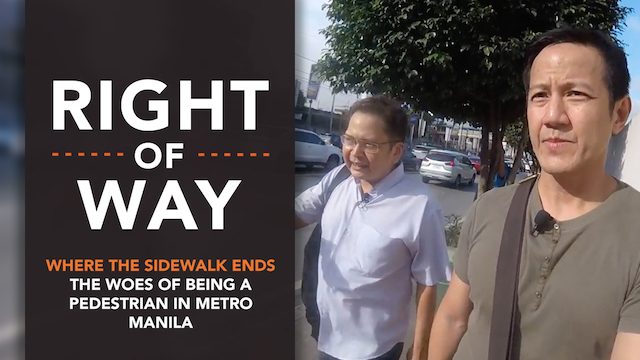 [Right of Way] Where the sidewalk ends: The woes of being a pedestrian in Metro Manila