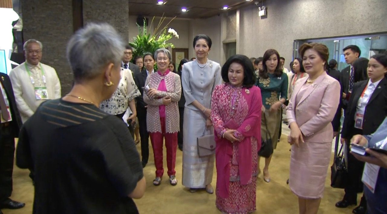 LOOK: World leaders’ spouses tour Cultural Center of the Philippines