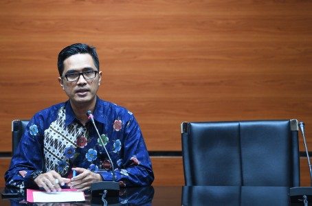 Juru Bicara KPK Febri Diansyah. FOTO oleh Sigid Kurniawan/ANTARA 