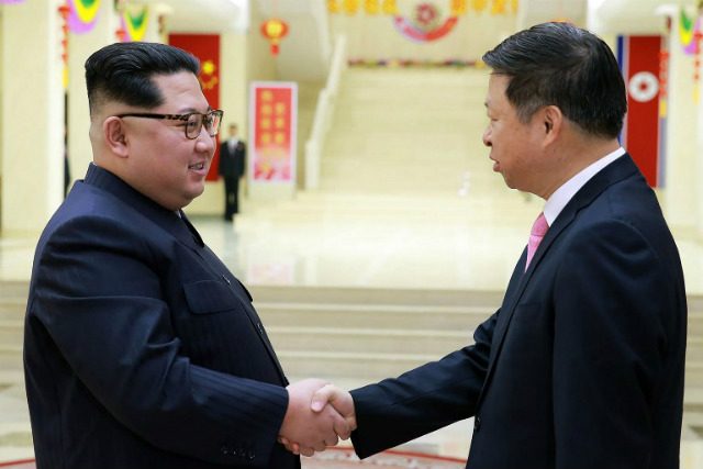 North Korea’s Kim Jong-Un greets Chinese official, calls for stronger ties