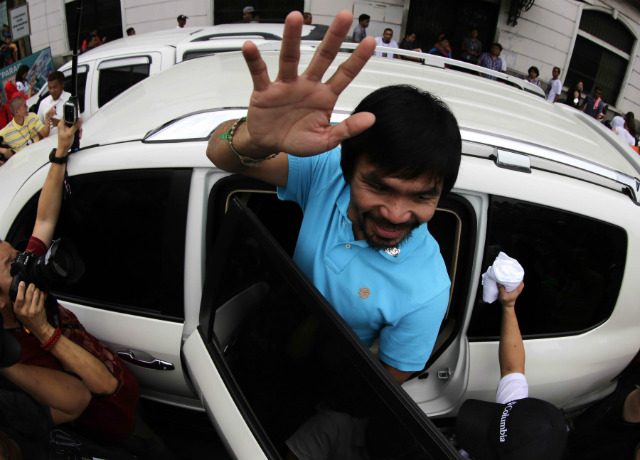 Pacquiao to Comelec: Boxing matches only 36 minutes or less
