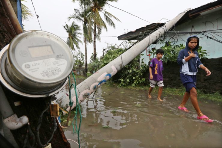 Power down in Northern, Eastern Samar over Ruby