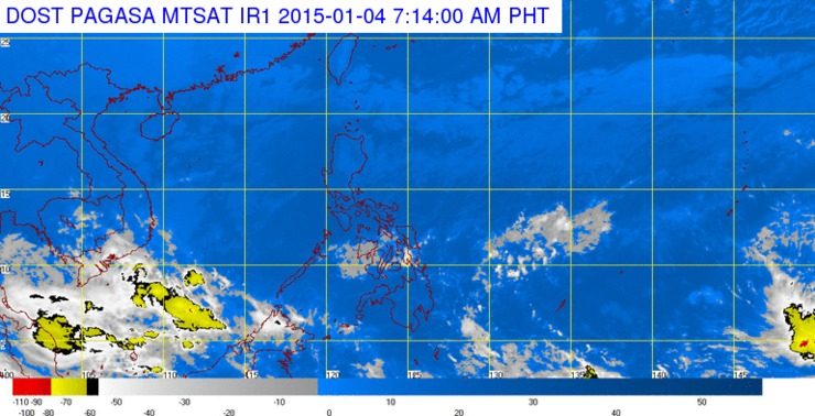Cloudy Sunday for Central and Eastern Visayas, CARAGA