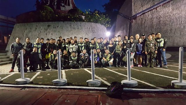 Motorcycle group rides for peace in Marawi