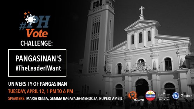 #PHVote Challenge goes to Pangasinan