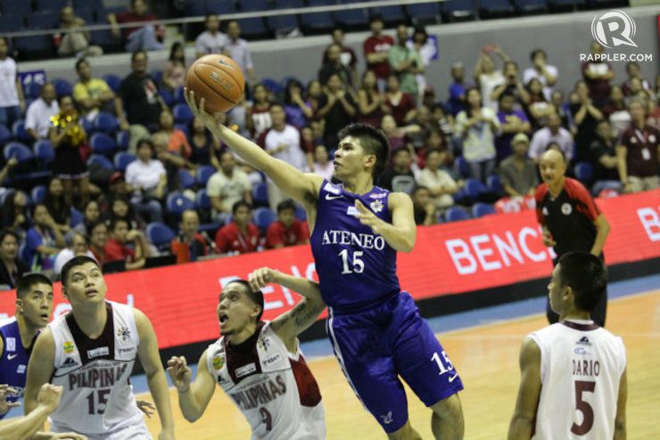 Kiefer Ravena has been training with Talk 'N Text to prepare for his final UAAP season. File photo by Mark Cristino
