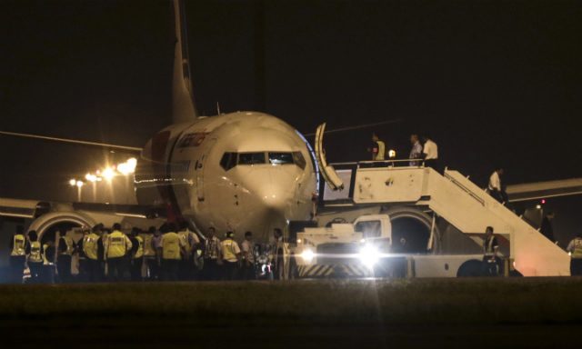 Malaysia Airlines jet in emergency landing after tire bursts