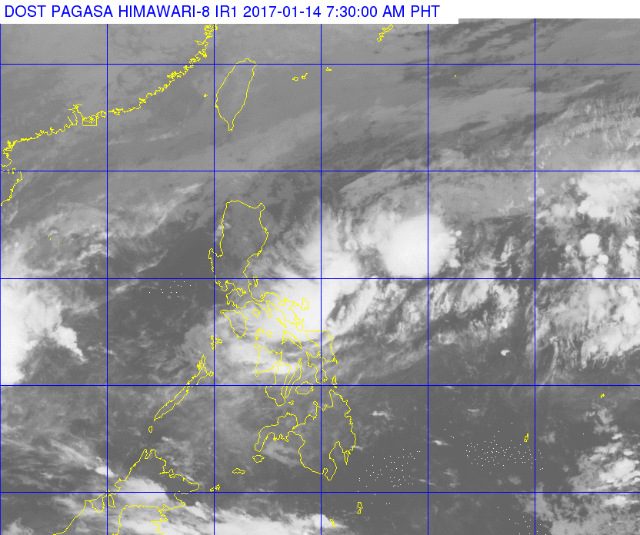 Moderate-occasionally heavy rain in parts of Bicol, E. Visayas on Saturday