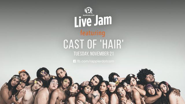 [WATCH] Rappler Live Jam: Cast of ‘Hair’