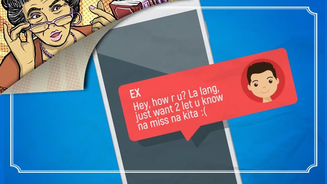 [Dear Lola Saturnina] Ex na text nang text, crush na hanggang ‘hahaha’ lang