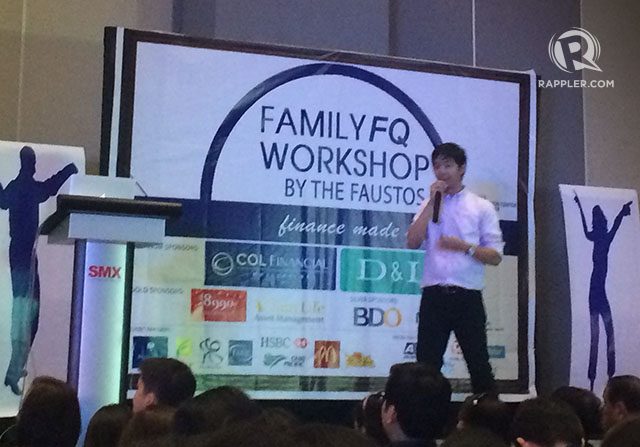 ABCs. Enrique, the Faustos' second son, warns about high-return, no-risk scams.  