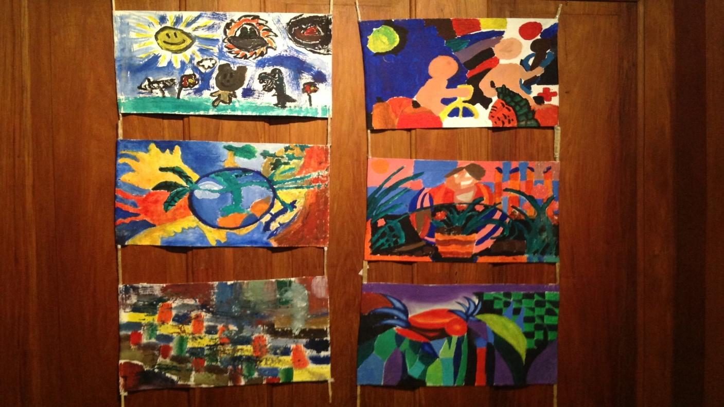 POWER OF ARTS. Some of the artists who contributed to the exhibit believe that the arts serve as a powerful tool to promote and propagate the rights of children to the local communities