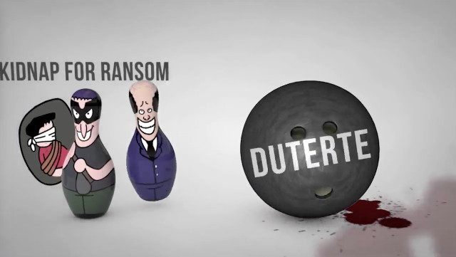 In animated TV ad, Duterte ‘strikes’ down crime, corruption