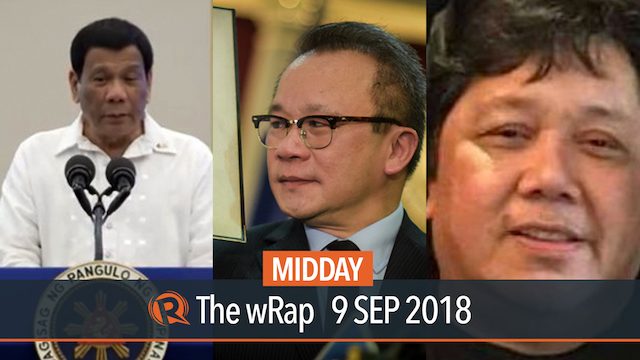 Duterte forgives Obama, Ted Te resigns, Rene Garcia | Midday wRap