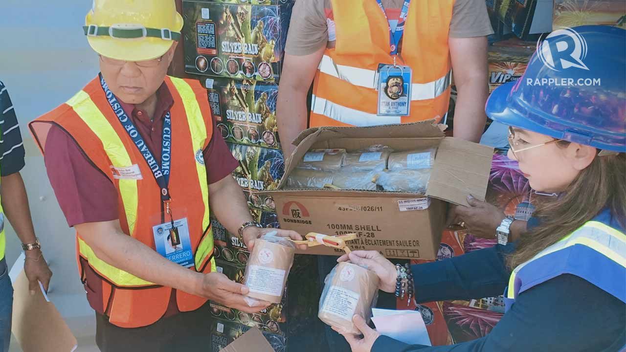 Customs seizes P60M worth of smuggled sugar, firecrackers in Subic port