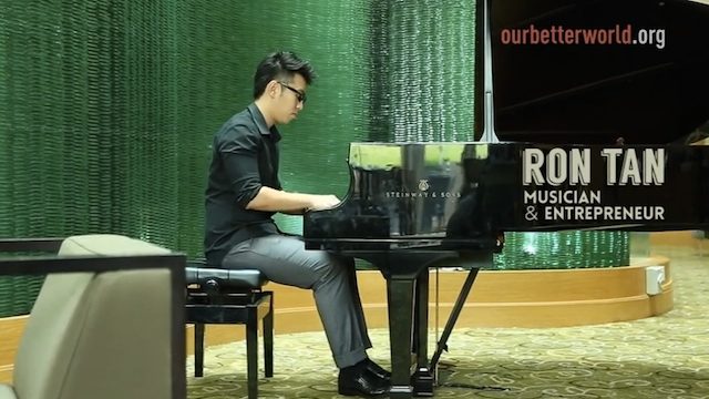 Deaf pianist on hitting the right notes