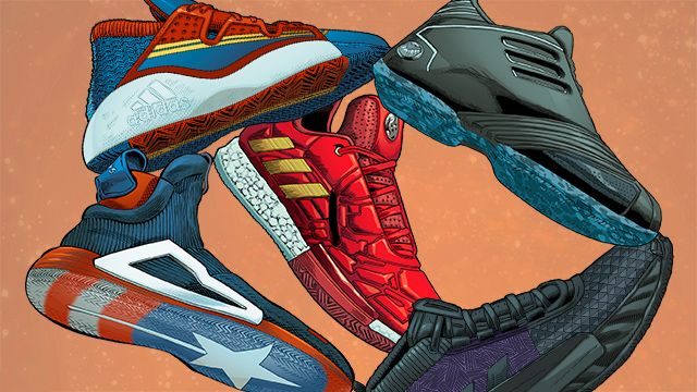 IN PHOTOS: Adidas joins forces with Marvel for new footwear collection