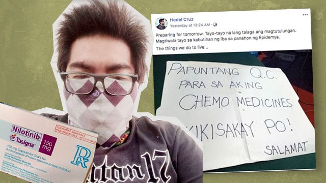 ‘Walang choice’: Man with leukemia walks to get chemo meds amid Luzon lockdown