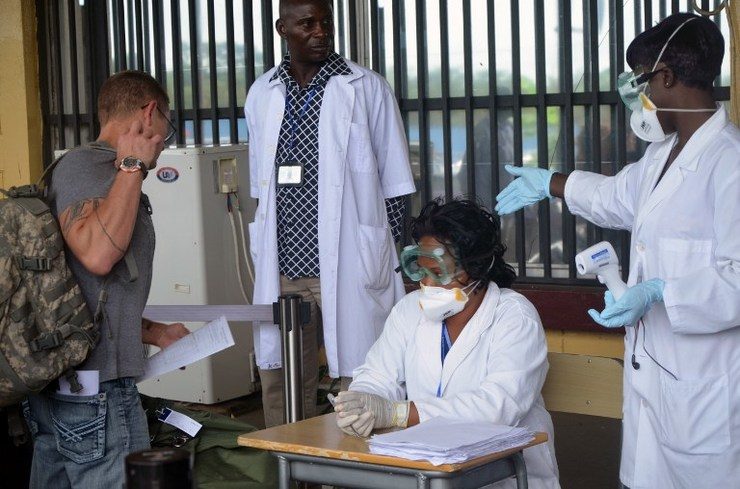 Liberia’s airport battles to contain Ebola