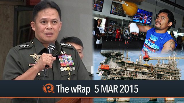 Catapang on Mamasapano, Malampaya shutdown, Pacquiao in training | The wRap