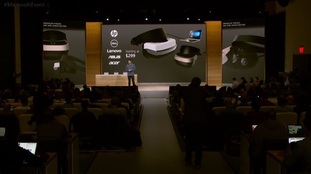 VR. Screen shot from livestream. 