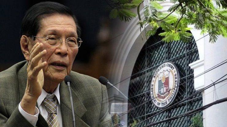 Enrile asks SC to stop plunder trial for now