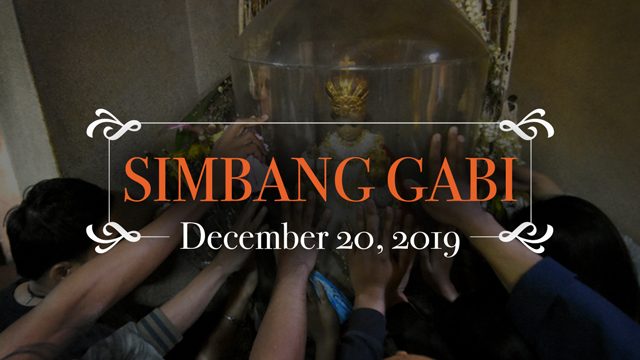READ: Gospel for Simbang Gabi – December 20, 2019
