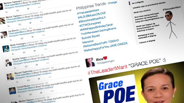 #TheLeaderIWant trends, supporters take advantage