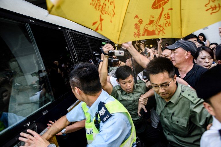 Hong Kong’s Umbrella Movement leaders jailed