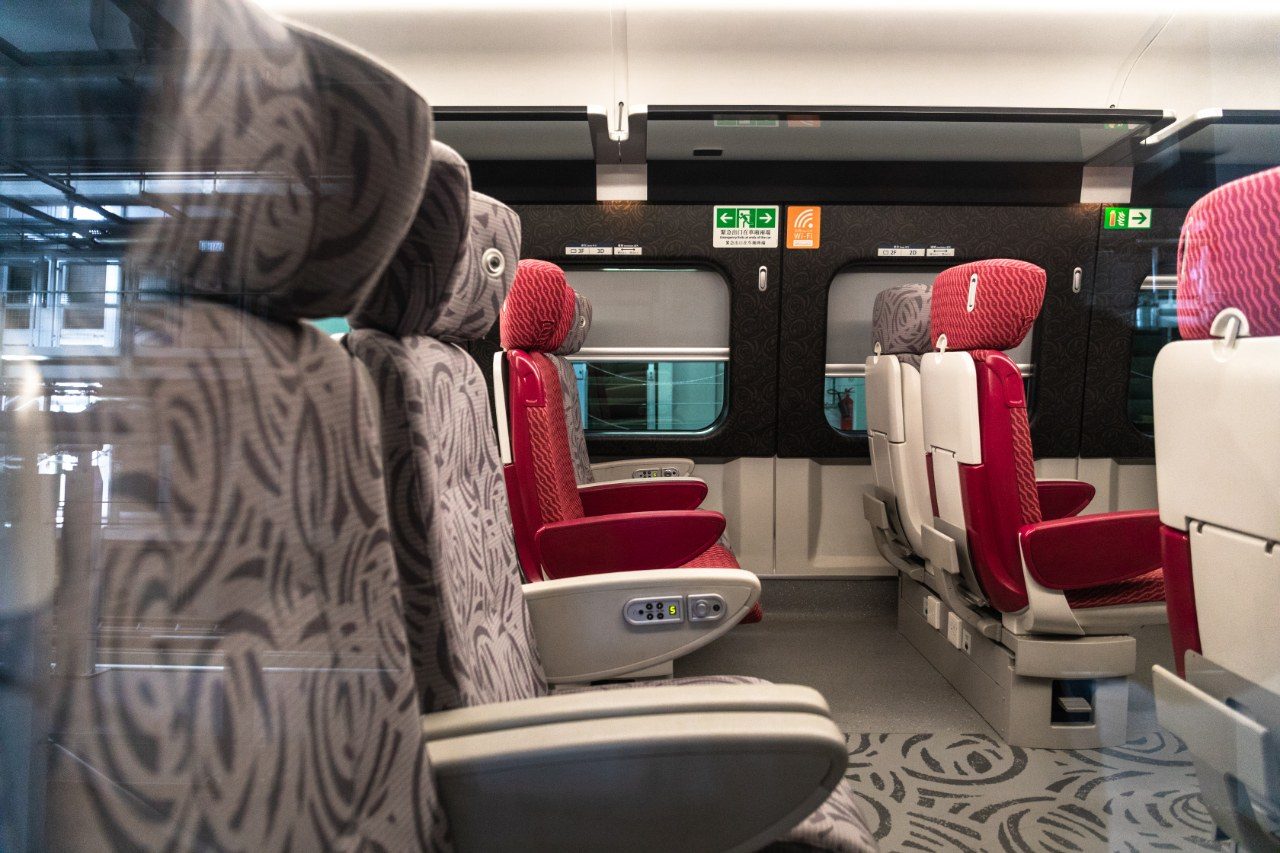 TRAVEL IN COMFORT. Check out the interiors of Hong Kong's new railway cars. Photo from HKTB 
