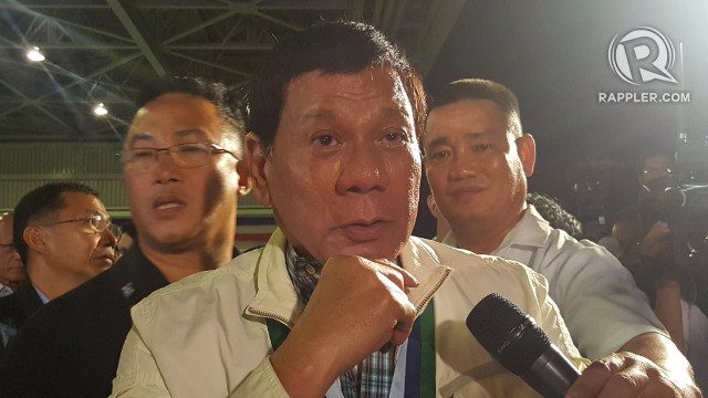 Duterte warns he’s about to fire an official