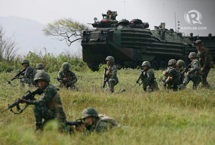PH, US marines conduct exercises near China-held reef