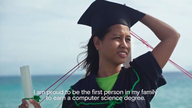 Filipina succeeds in studies with help from Internet.org