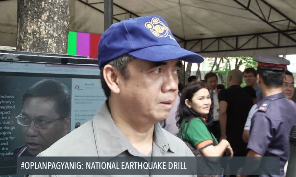 NDRRMC executive director Alexander Pama talks about the importance of raising awareness on hazards. Photo from Rappler. 