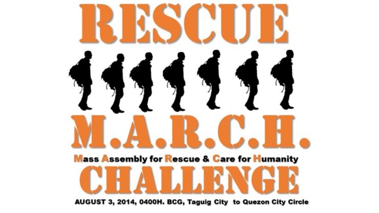 First Manila rescue march challenge