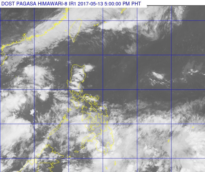 Light to moderate rain over parts of PH on Sunday