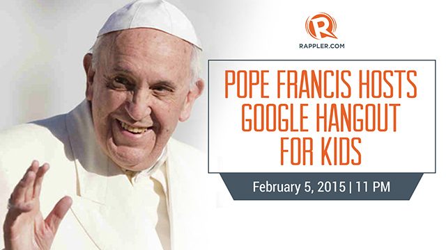 HIGHLIGHTS: Pope Francis hosts Google Hangout for kids