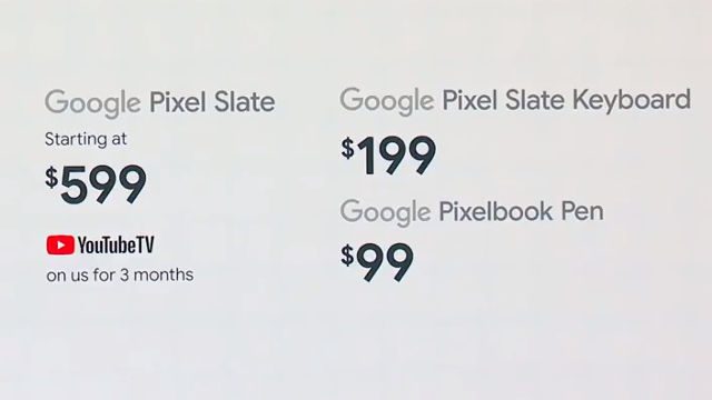 PIXEL SLATE PRICING. Screenshot from YouTube. 