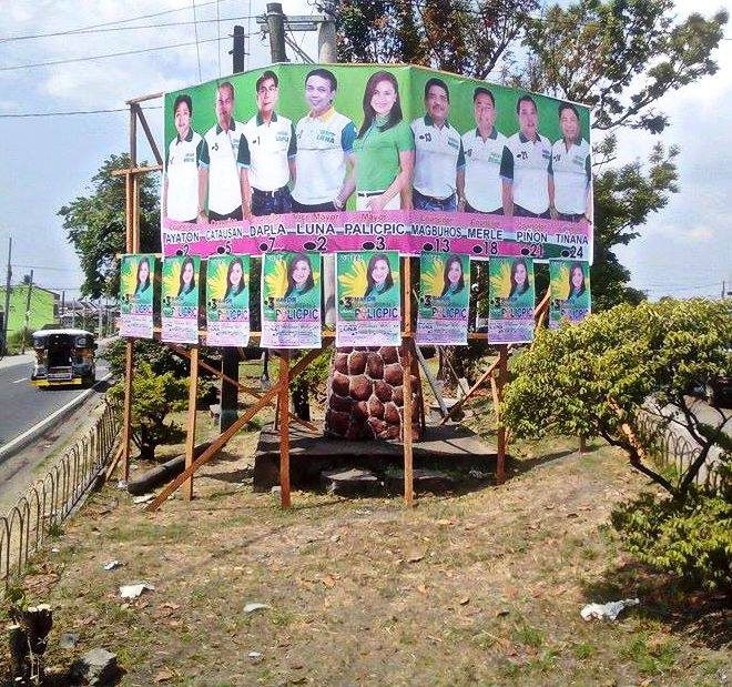 Mayoral bet removes posters from Bonifacio shrine after criticism